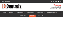 Tablet Screenshot of iccontrols.com